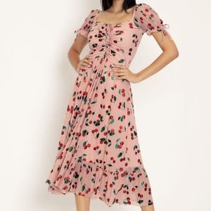 Blackmilk Cherries Tea Party Dress LIMITED EDITION Rare